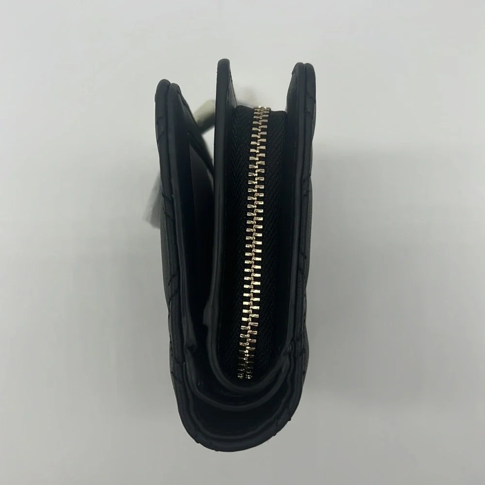 Kate Spade Natalia Medium Compact Bifold Wallet Black